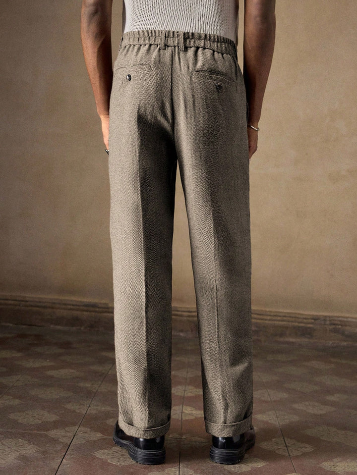 Pantaloni SHEIN, maro