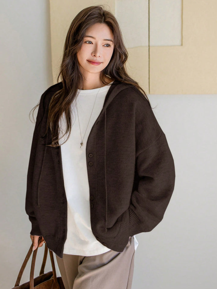 Cardigan SHEIN, maro