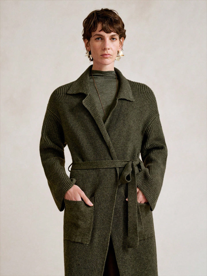 Kardigán SHEIN, khaki