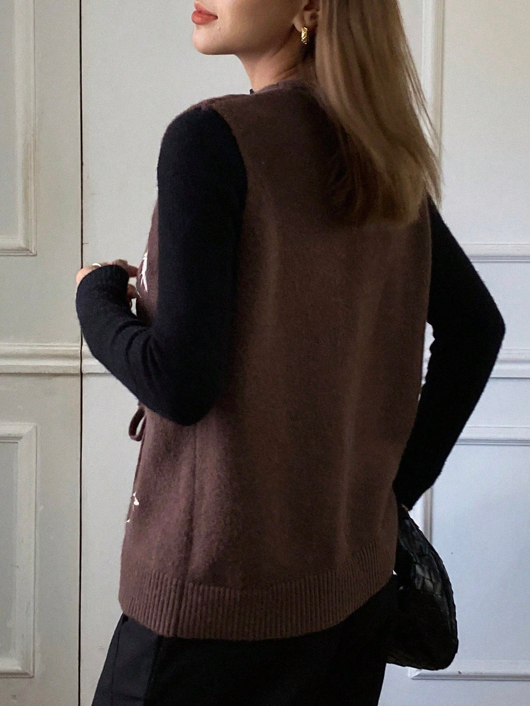 SHEIN mellény, barna