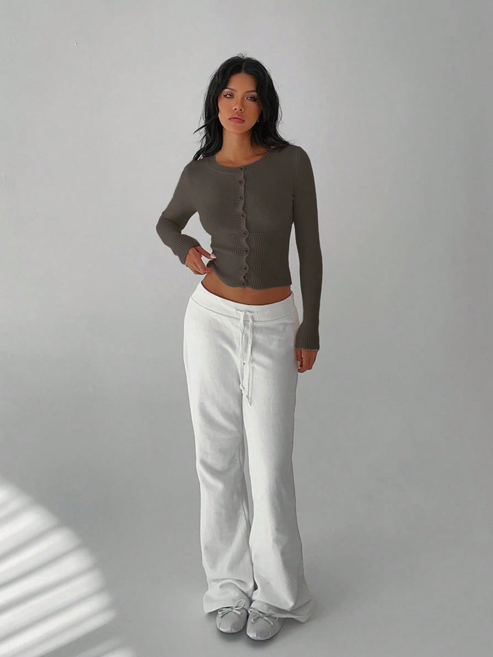 Cardigan SHEIN, maro