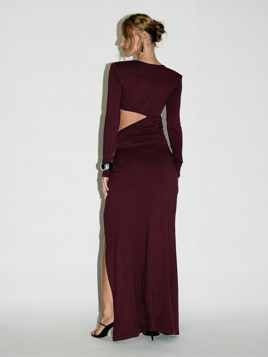 Rochie maxi Shein, vișiniu