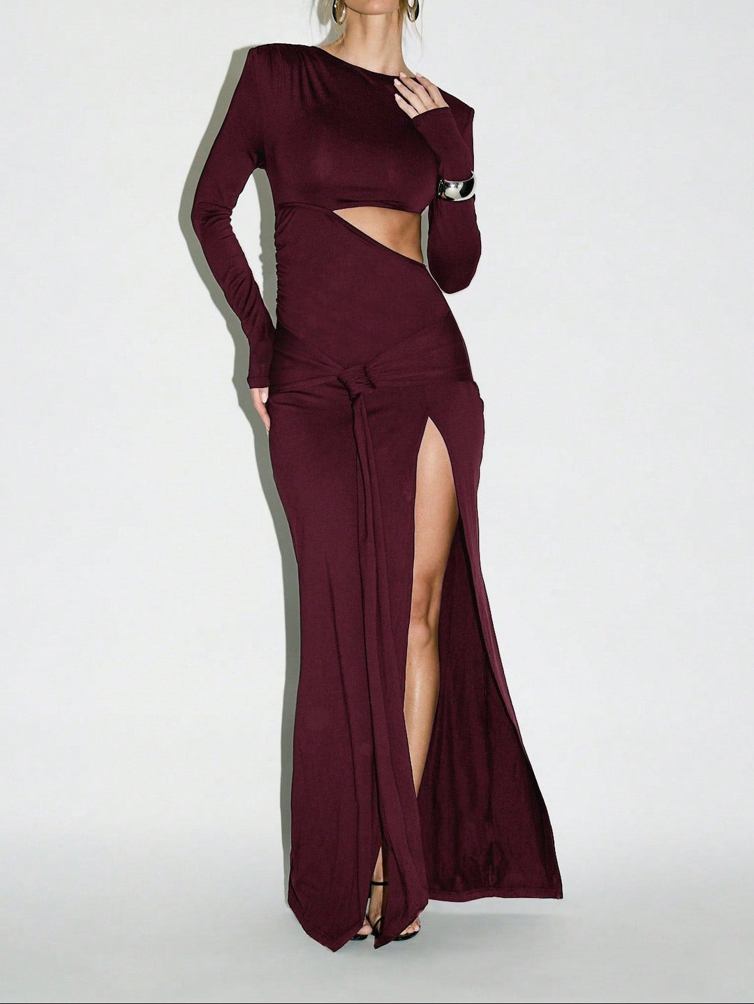 Rochie maxi Shein, vișiniu