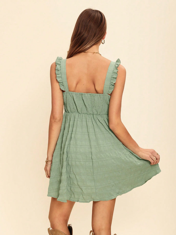 Rochie scurtă SHEIN, verde