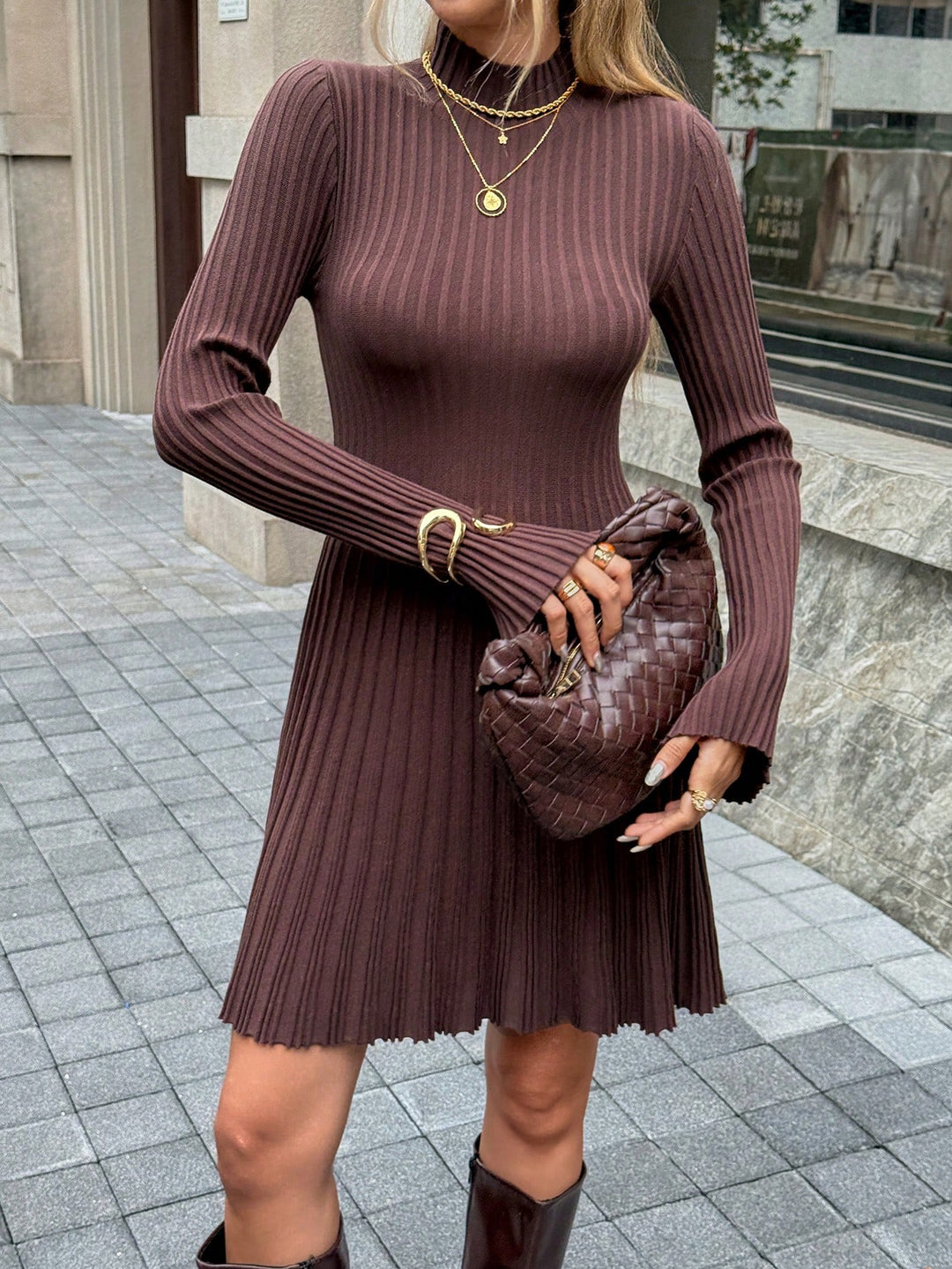 Rochie SHEIN, maro