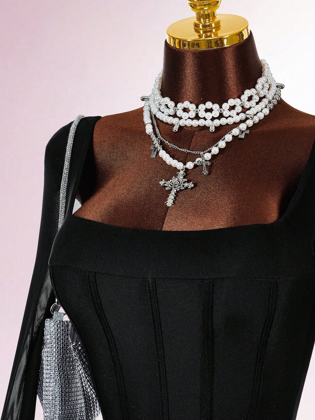 Rochie tip salopetă SHEIN, negru