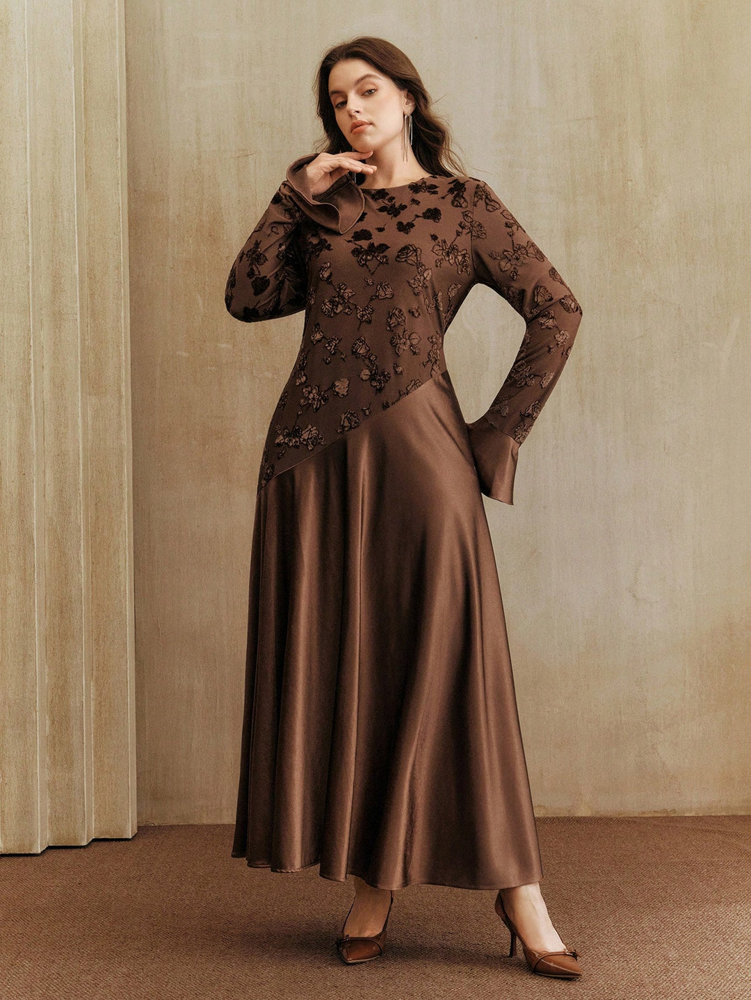 Rochie SHEIN, maro