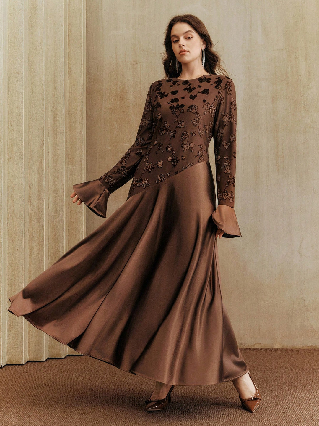 Rochie SHEIN, maro