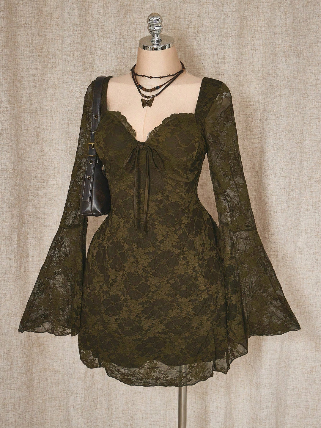 Rochie mini SHEIN, verde