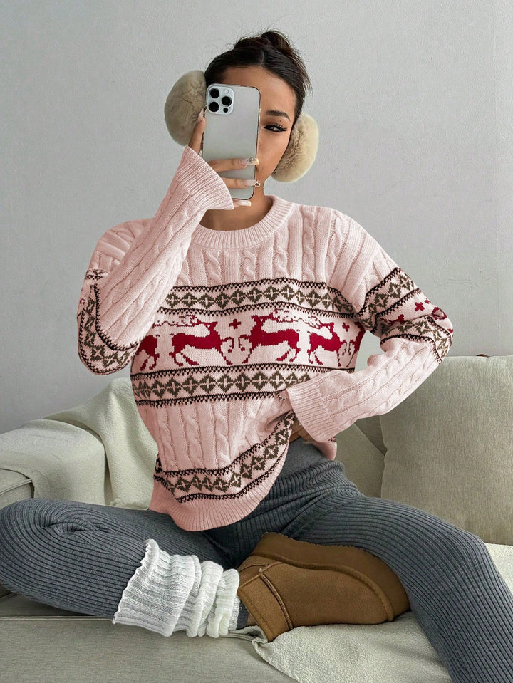 Pulover SHEIN, roz