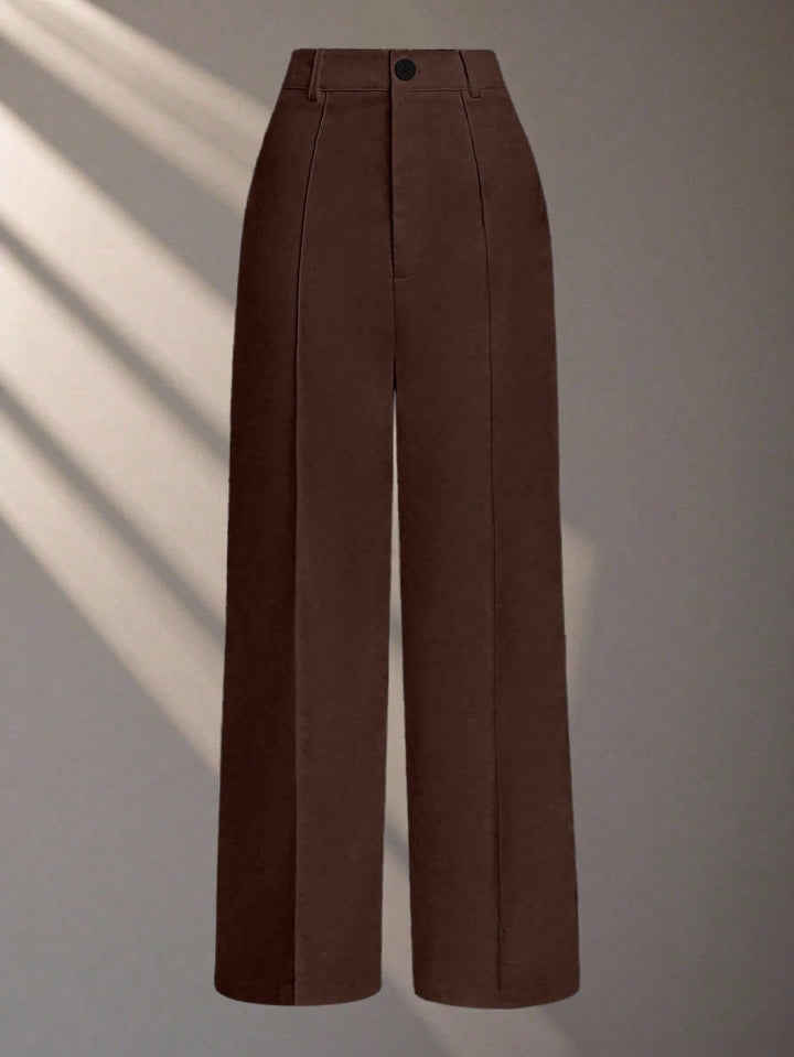 Pantaloni SHEIN, maro