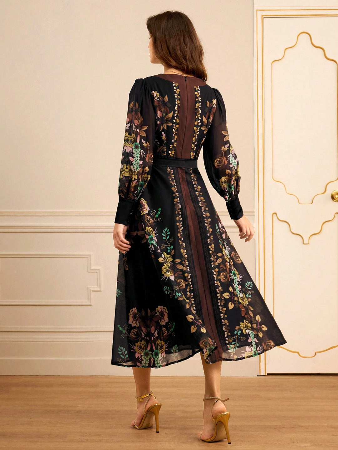 Rochie maxi SHEIN, mix culori
