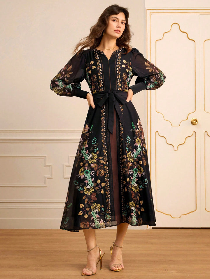 Rochie maxi SHEIN, mix culori