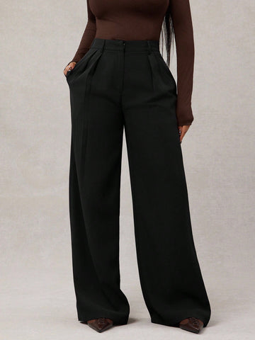 Pantalon SHEIN, negru