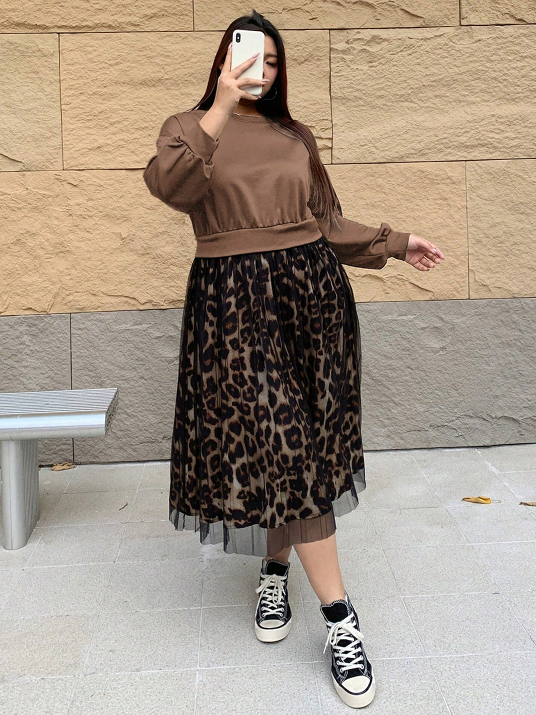 Rochie SHEIN, maro