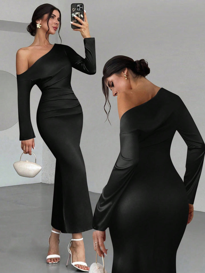 Rochie maxi SHEIN, negru