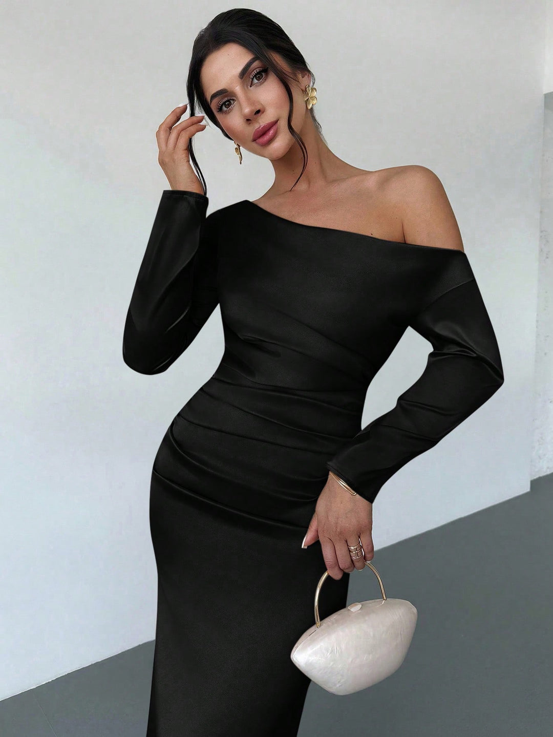 Rochie maxi SHEIN, negru