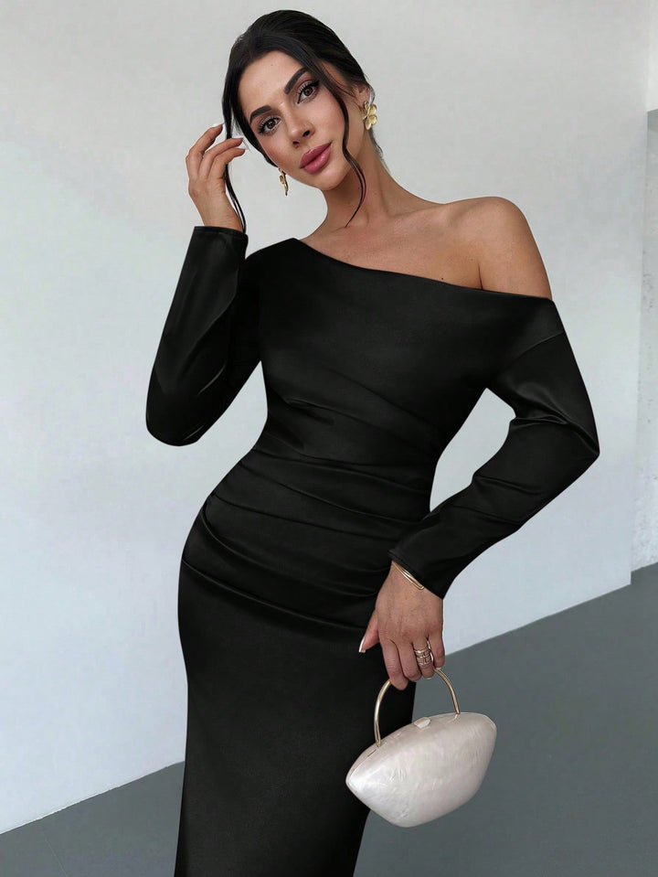 Rochie maxi SHEIN, negru