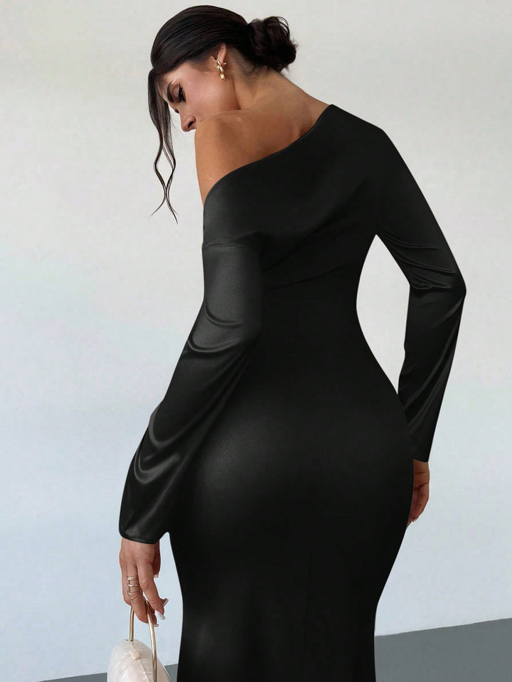 Rochie maxi SHEIN, negru