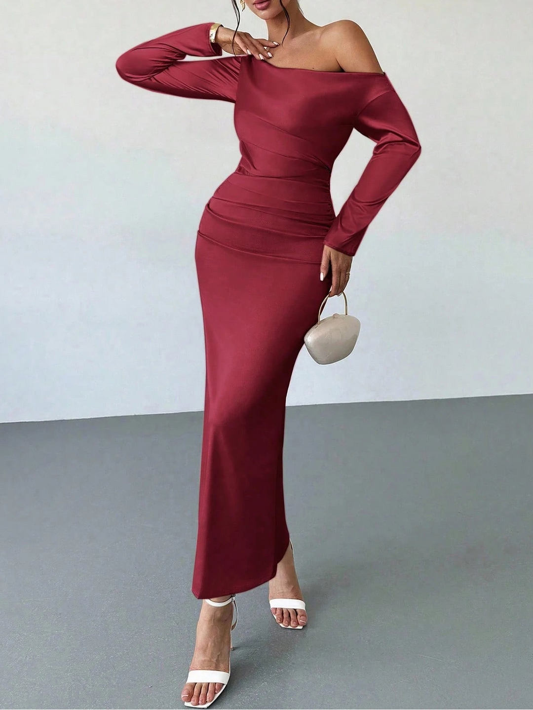 Rochie maxi SHEIN, roșu