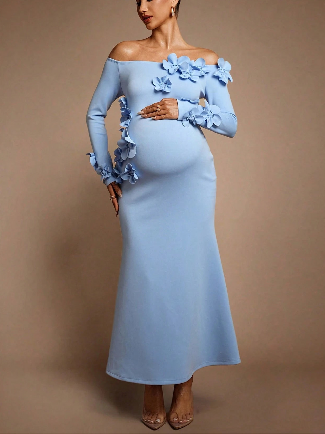Rochie maxi Shein, albastru