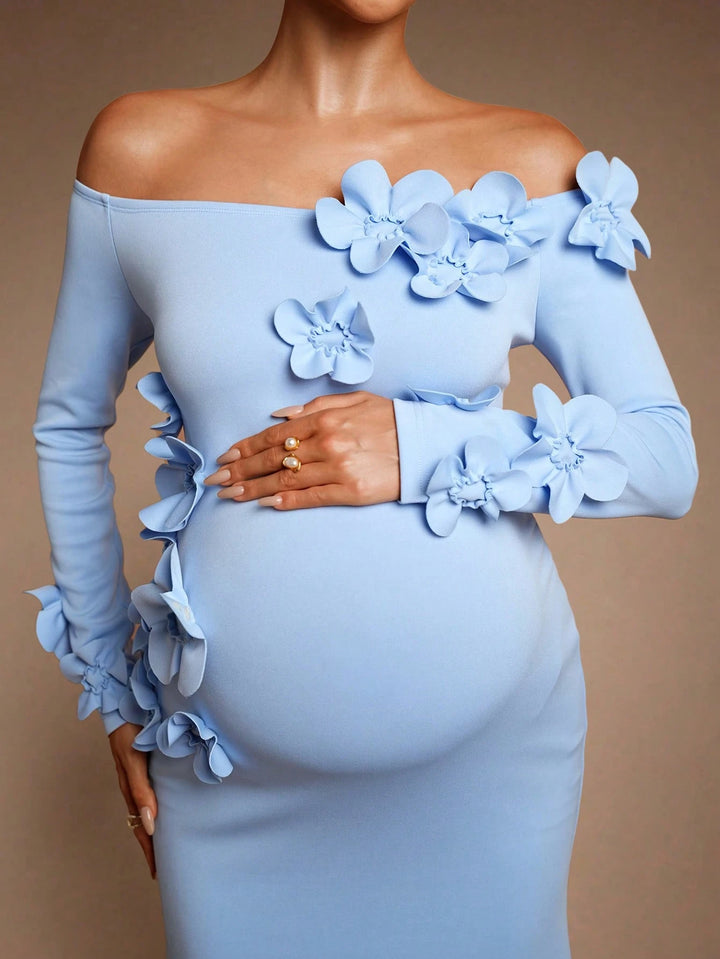 Rochie maxi Shein, albastru