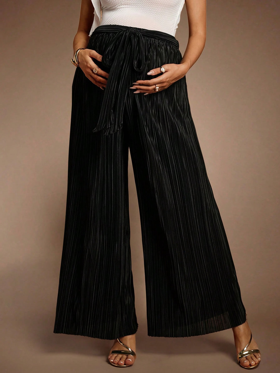 Pantaloni SHEIN, negru