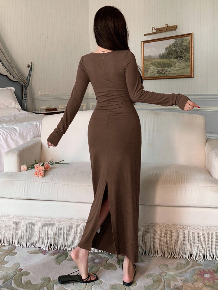 Rochie SHEIN, maro