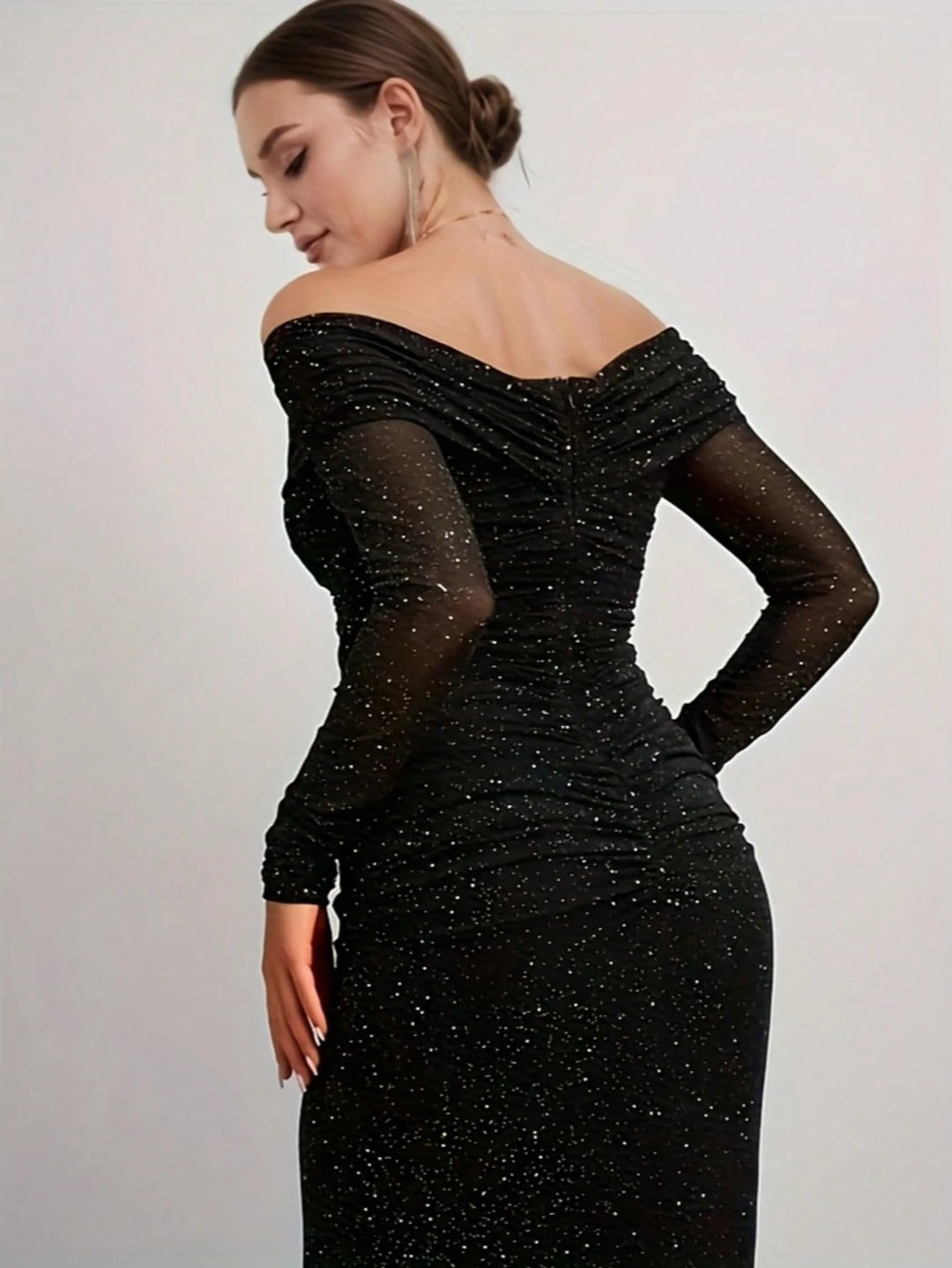 Rochie maxi SHEIN, negru
