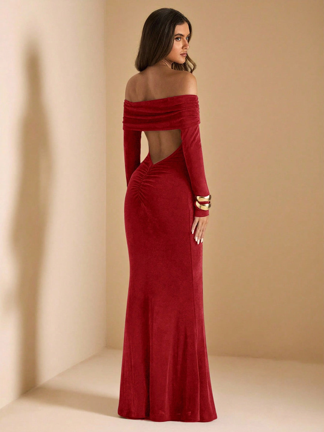 Rochie maxi SHEIN, roșu