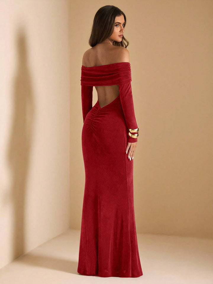 Rochie maxi SHEIN, roșu