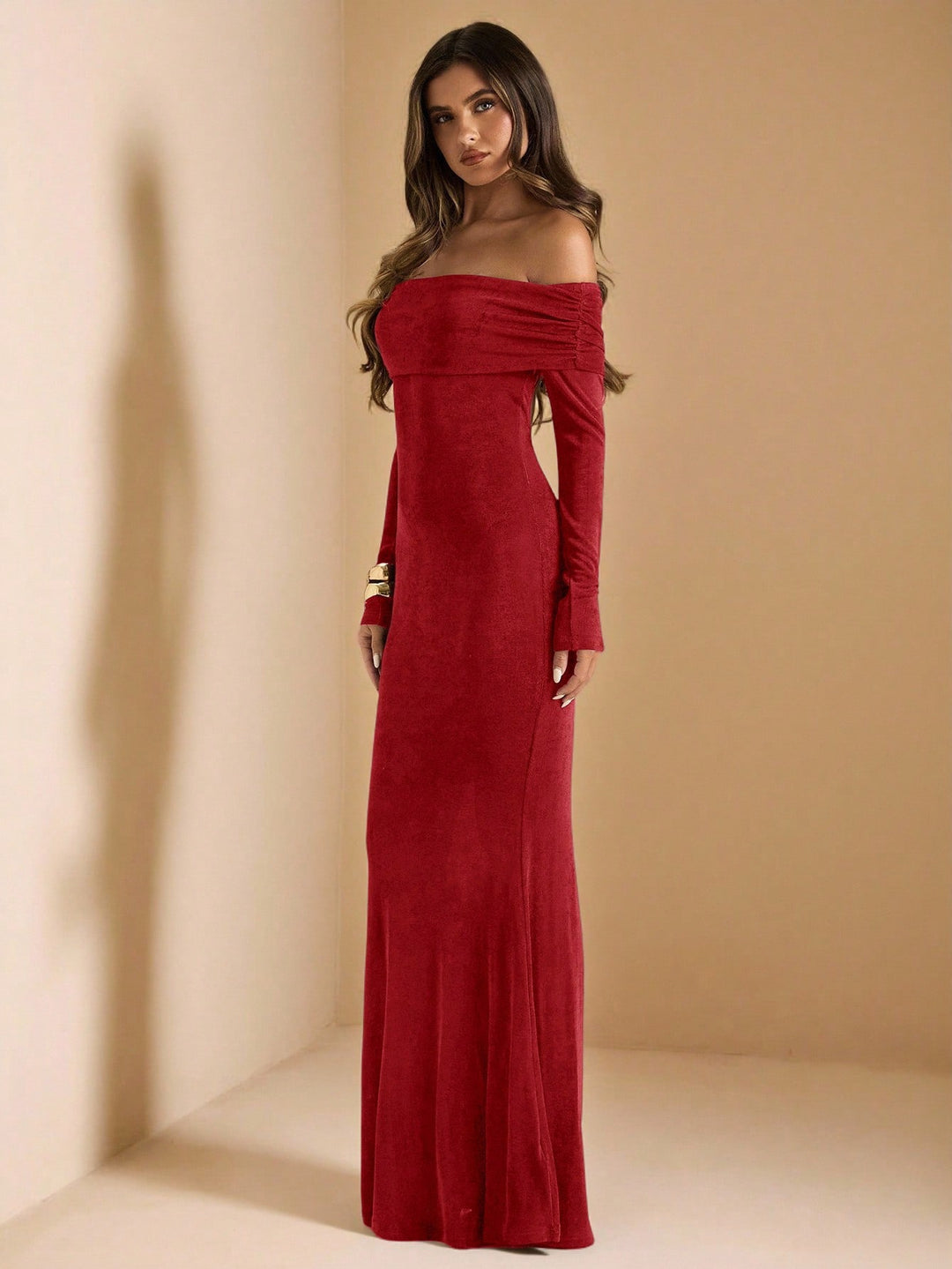 Rochie maxi SHEIN, roșu