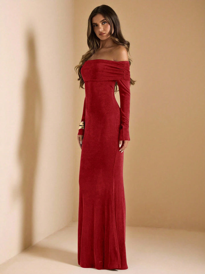 Rochie maxi SHEIN, roșu
