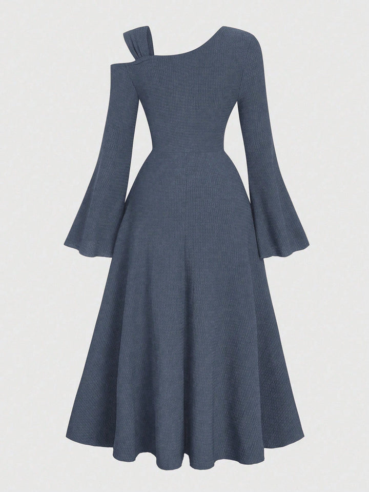Rochie maxi Shein Curve+, albastru