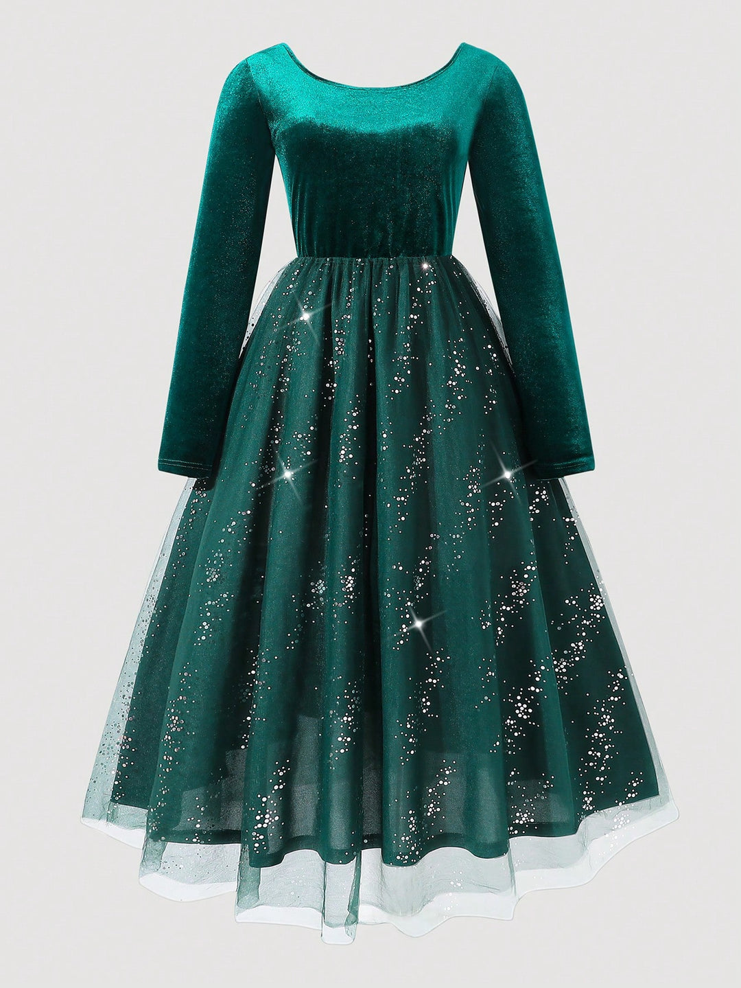 Rochie maxi SHEIN, verde