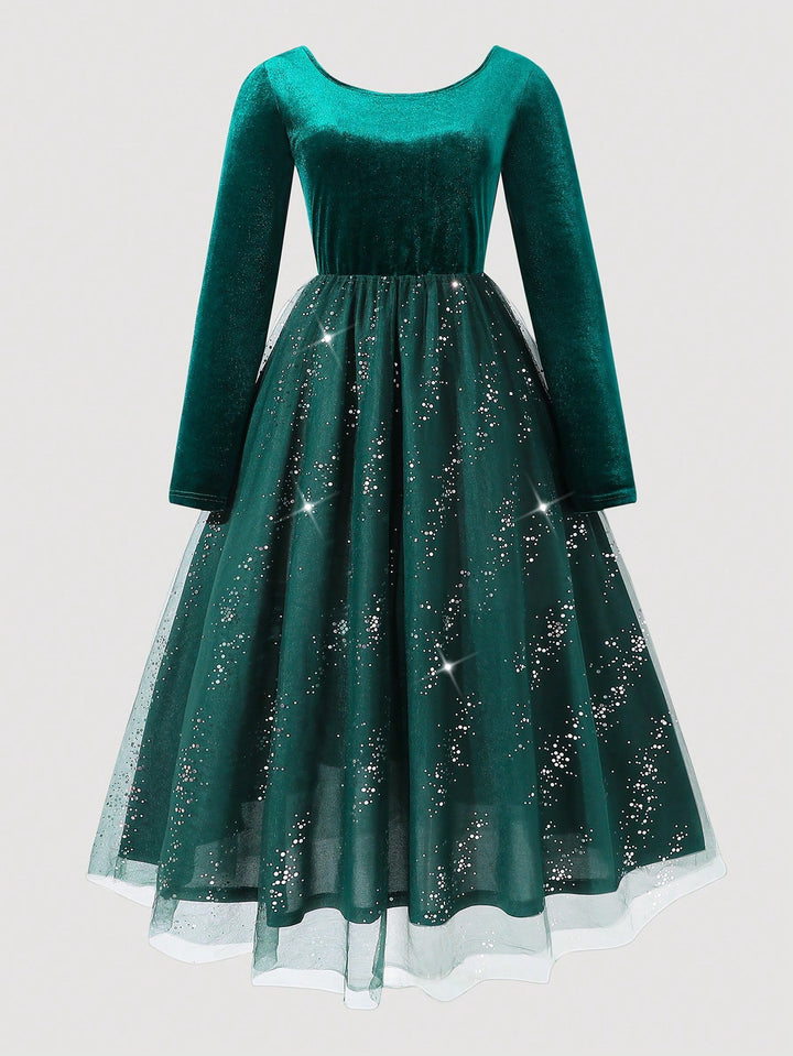 Rochie maxi SHEIN, verde