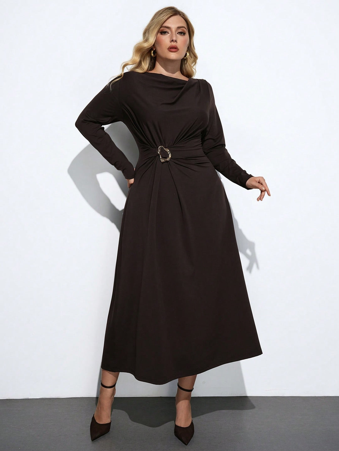 Rochie SHEIN, maro