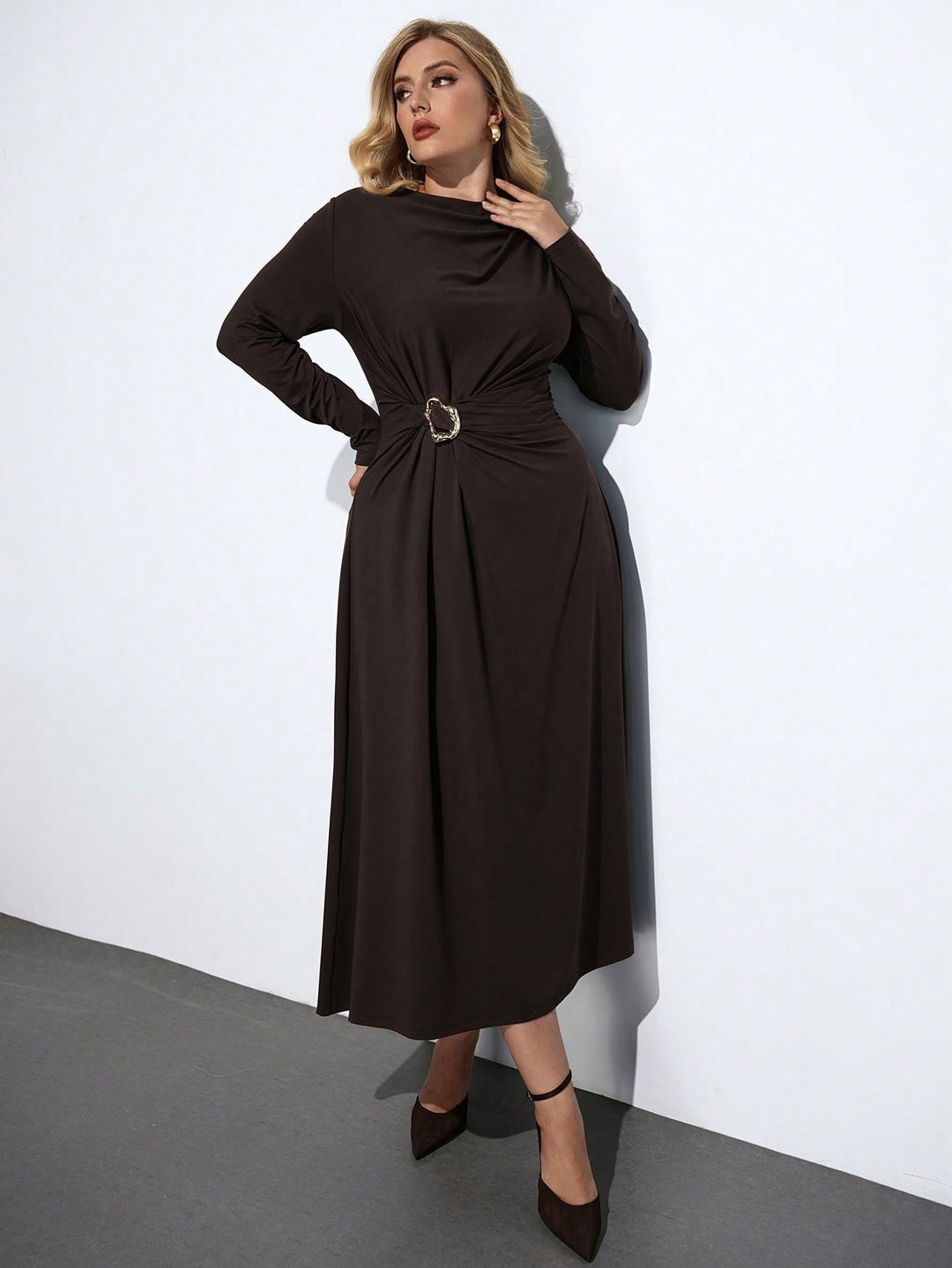 Rochie SHEIN, maro