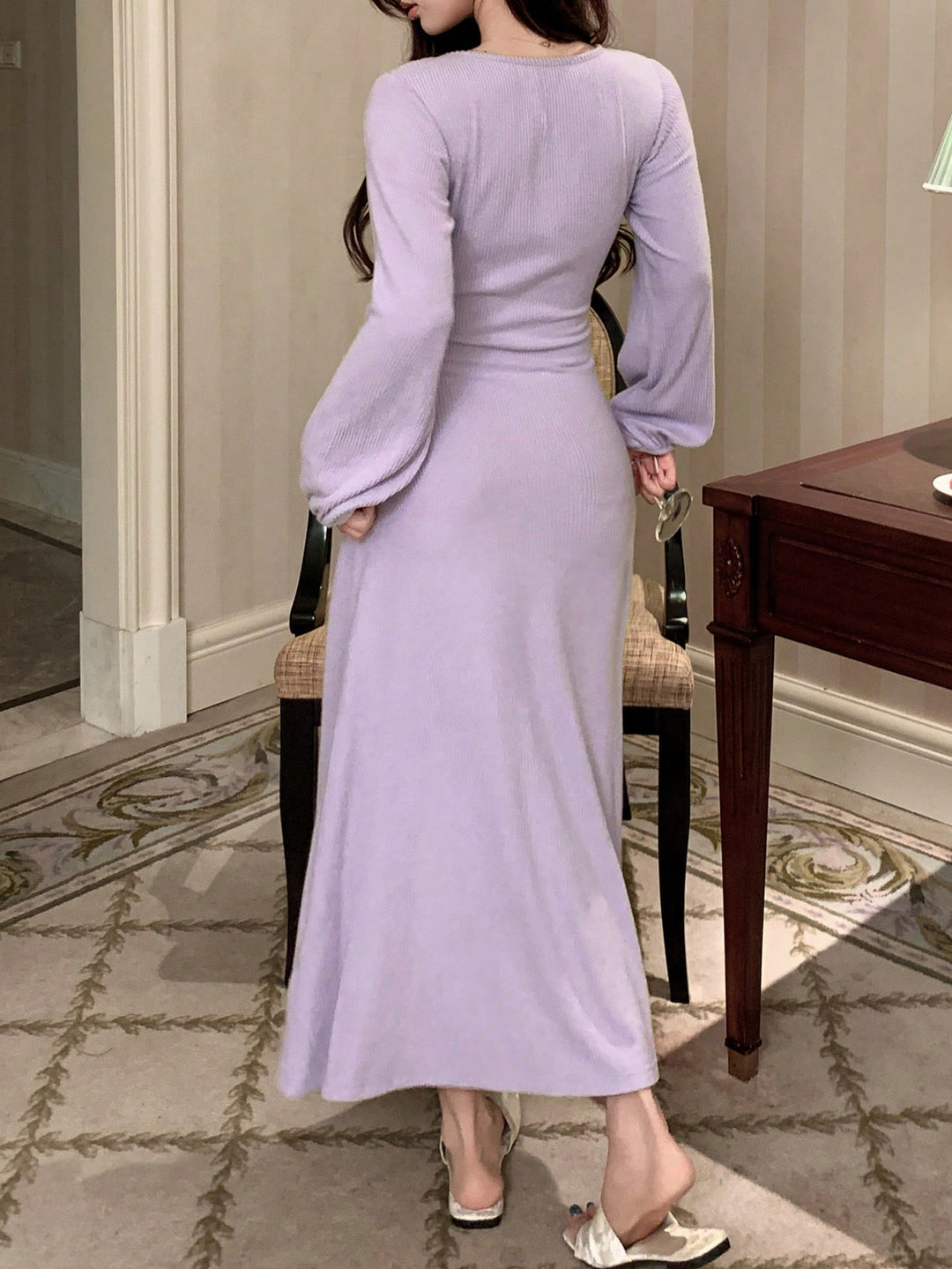 Rochie lungă SHEIN, mov
