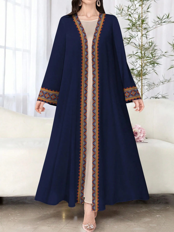 Cardigan lung Shein, albastru