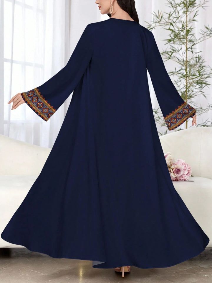 Cardigan lung Shein, albastru