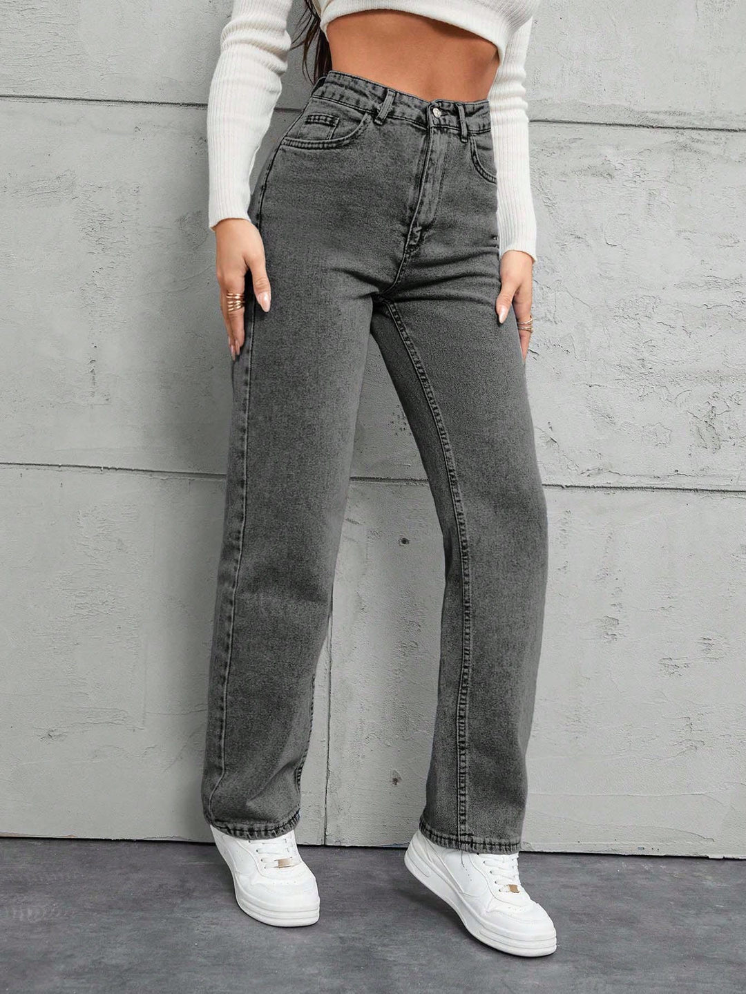 Jeans SHEIN, gri