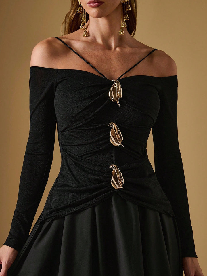 Rochie maxi SHEIN, negru