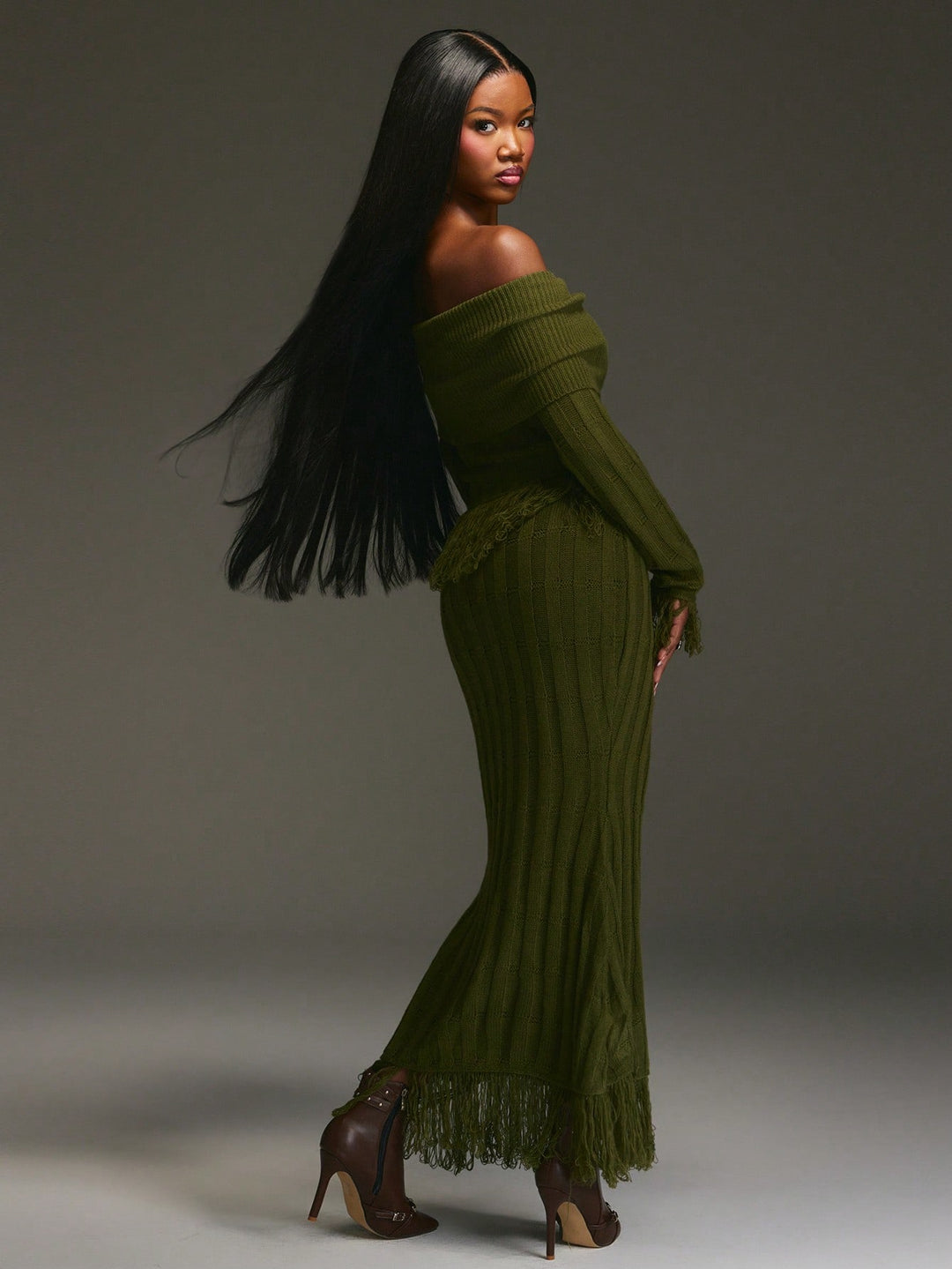 Rochie SHEIN, verde