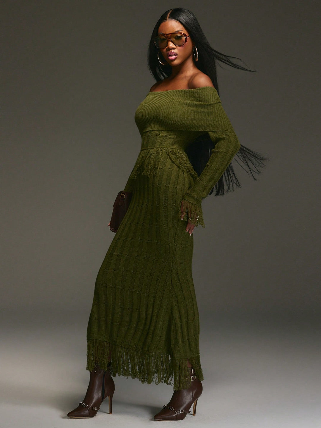 Rochie SHEIN, verde
