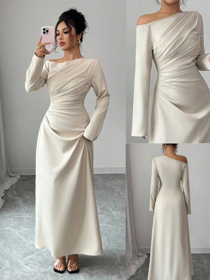 Rochie maxi SHEIN, portocaliu