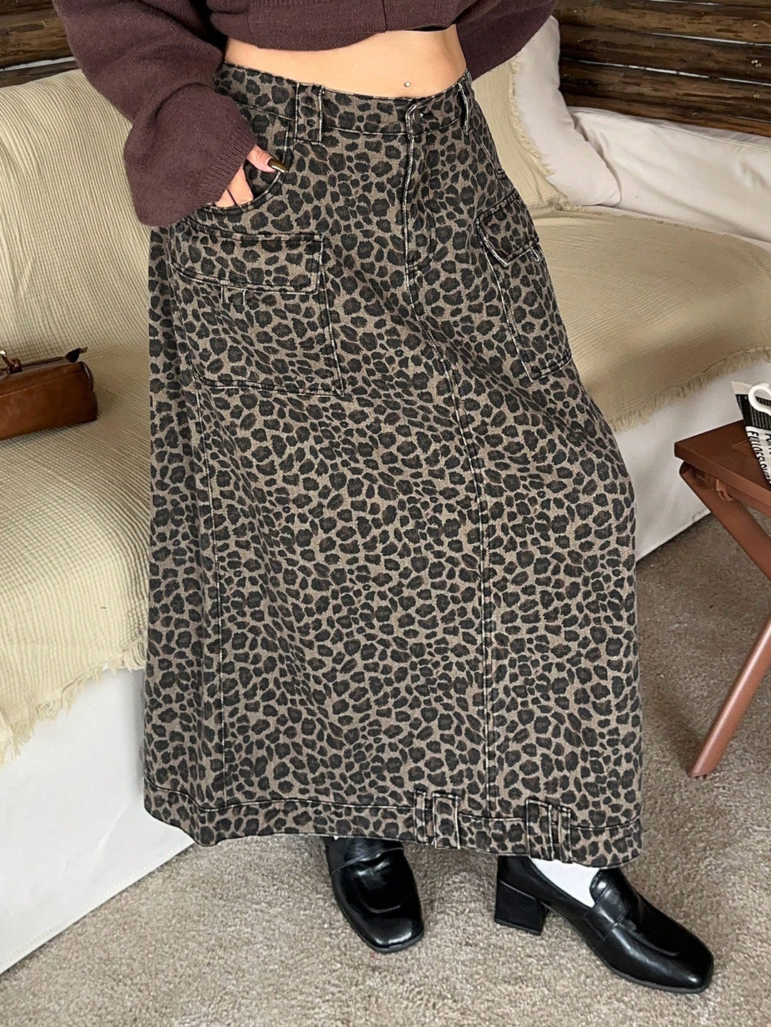 Fustă maxi SHEIN, mix culori