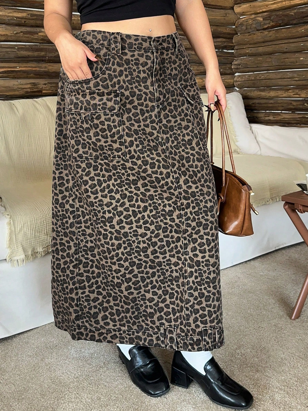 Fustă maxi SHEIN, mix culori
