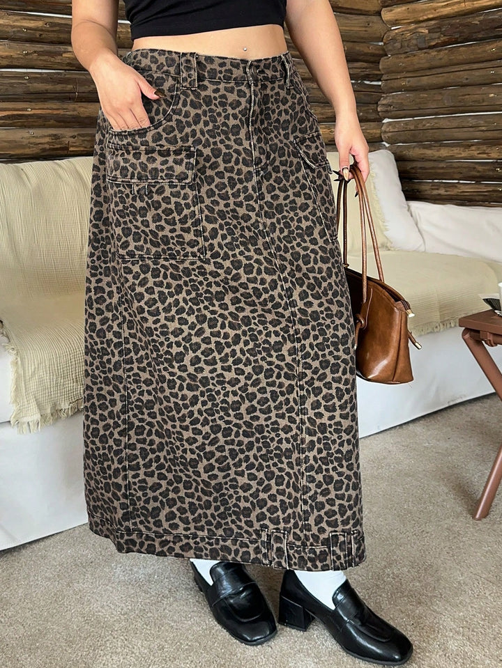 Fustă maxi SHEIN, mix culori