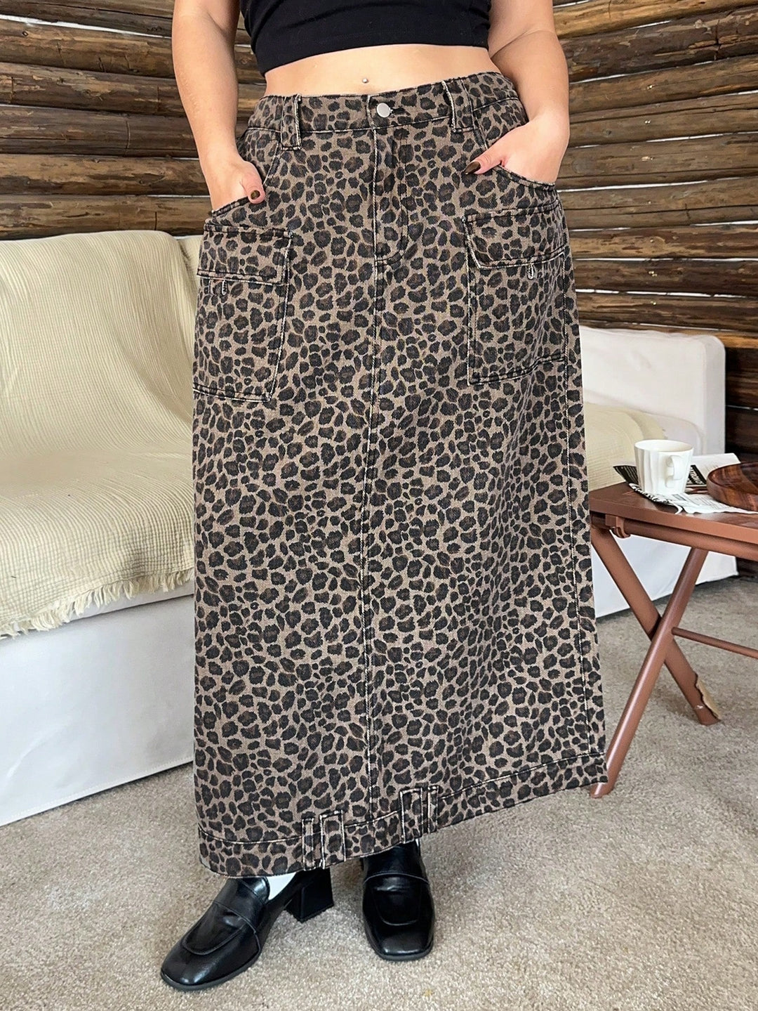Fustă maxi SHEIN, mix culori